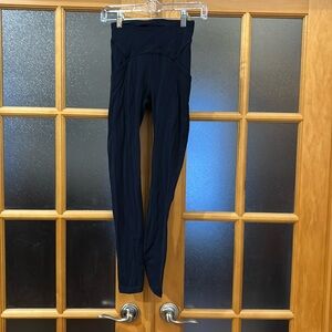 Lululemon leggings size 2 in navy.  In great condition!